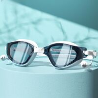 Swimming waterproof anti-fog goggles 6032-YU, diopters from -2.00 to -6.00