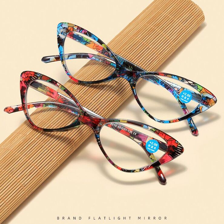 Plastic reading glasses KY8510 with Blue ray cut protection, diopters from +1.00 to +4.00, RMC=62-64