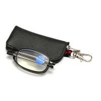 Folding metal reading glasses G009 with Blue ray cut protection with case, diopters from +1.00 to +4.00, RMC=62-64