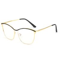 Metal glasses with blue light and UV protection 9717-GT