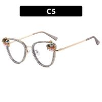 Очки пластиковые женские с защитой от синего света и стразами 2214镶钻-PN