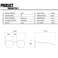 Combined (metal + TR90) glasses with blue light protection for women 95823-TR5039-PN