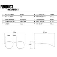 Plastic glasses with blue light protection for women 87042-PN