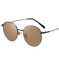 Очки металлические фотохромные с защитой от синего света 9611-2-GT