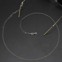 Metal non-slip chain, with stars, for glasses and masks GL093