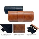 Футляр-чехол из натуральной кожи для очков PH-61066 (нанесение логотипа по запросу, возможен торг)