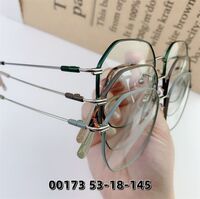 Оправа металлическая, линзы с Blue Block покрытием SANTA 00173