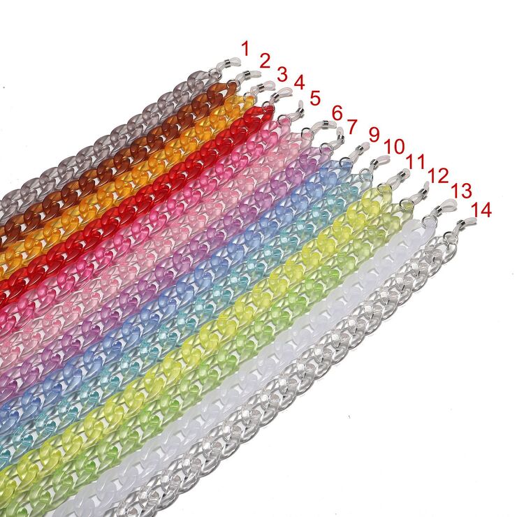Acrylic eyeglasses chain GB074