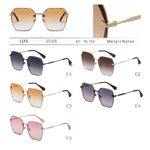 Metal sunglasses with nylon lenses for women Leke S5506