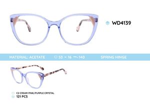 Plastic frames for glasses acetate material WD4139