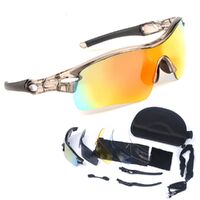 Safety shockproof sports goggles+5 caps 骑行套装-002眼镜