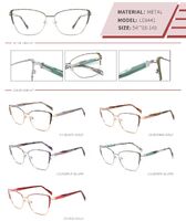 Оправа металлическая полуободковая с флексом LE6441-DA