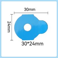 Lens blocking pads (Velcro, slippers, anti-slip pads), blue, PE, 1000 pieces, NY-0991