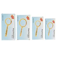 Magnifier, magnifying glass with handle S金柄60-XX, diameter: 60 mm, magnification: 10X