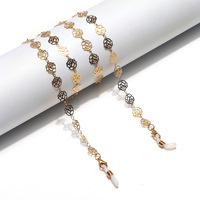 Fashion glasses chain with hollow roses GL1339
