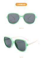 Polarized silicone sunglasses with UV400 protection for kids T11022