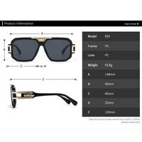 Пластиковые мужские солнцезащитные очки 093-EL