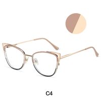 Оправа для очков комбинированная (металл + TR90) с защитой от синего света, с флексом FA87242