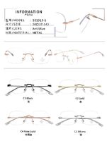 Оправа металлическая с линзами Blue Ray Cut MAMO S31315-1