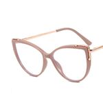 Combined (metal + TR90) glasses with blue light protection and flex for women TR5005-PN