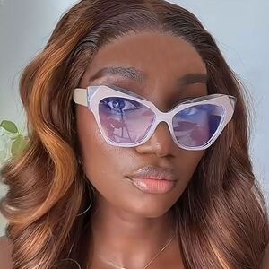 Plastic glasses with blue light protection for women 1366-PN