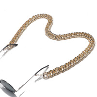 Anti-slip aluminium eyeglass chain GL1095