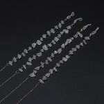 Fashion glasses chain natural stone white crystal GL1209
