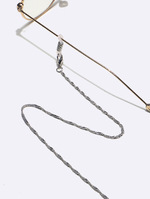 Black glasses chain with pearls GL1376