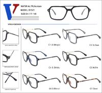 Plastic acetate TR90 + metall frame with spring hinges D1521-DA