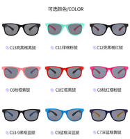 Polarized silicone sunglasses with UV400 protection for kids T22005
