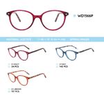 Plastic acetate eyeglasses frame for women with spring hinges WD1566P