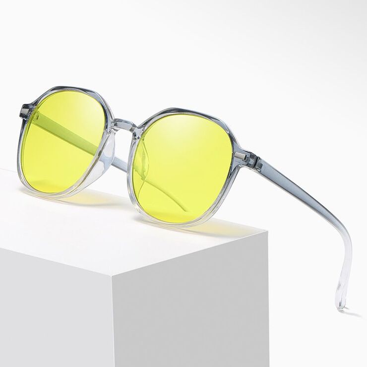 Photochromic plastic glasses with protection Blue Cut KY3121-3夜视变色