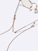 Set of two gold and silver glasses chain GM162