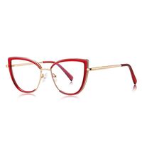 Metal + TR90 plastic Blue Blocker glasses frame for women with UV and blue light protection lenses More FCS3153