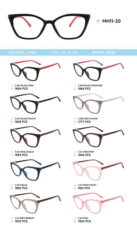 TR90 plastic frame for glasses MH11-20