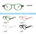 Plastic acetate eyeglasses frame with spring hinges WD1606P