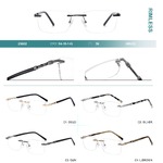 Оправа для очков металлическая безободковая Big City 25602