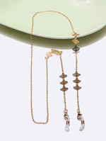 Glasses chain with hollow fans GL1356