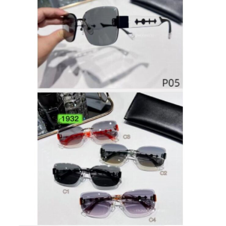 Polarized metal + TR90 sunglasses with nylon lenses P05KY 1932