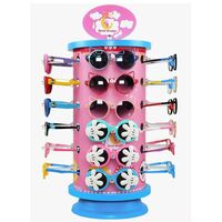 Rotating glasses stand - display for children's optics corner with 24 slots JS-C143 