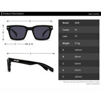 Plastic square sunglasses for men Elit 3609-EL