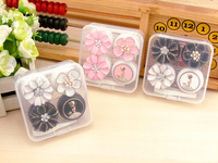 Mini set with contact lens cases XFFlowers, 2pcs