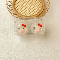 Мини-набор для мягких контактных линз W806-18粉衣猫兔狗