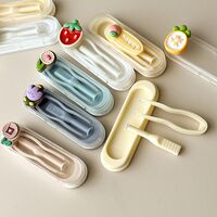Set of 6 mini soft contact lens kits WL455六个装镊子, fruits and berries