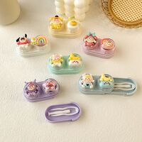 Mini soft contact lens kit retractable W-CT15彩虹月亮女孩