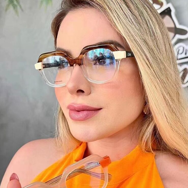 Plastic TR90 glasses with blue light protection TR5204-PN