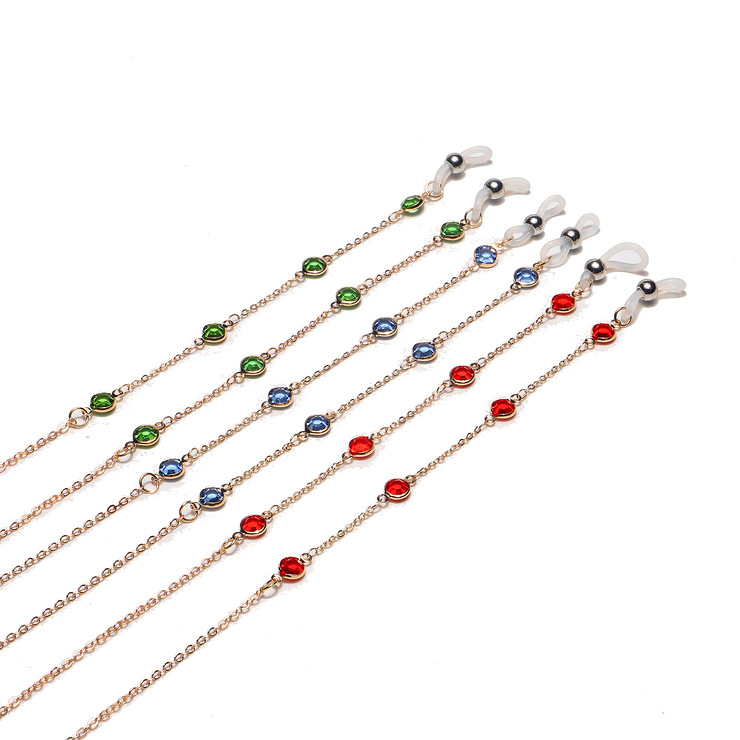 Glasses chain with leaves GL1241