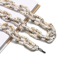 Акриловая нескользящая цепочка для очков, разные цвета GB079