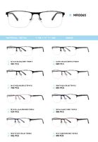 Metal frame with temples made of TR-90 material MR0065