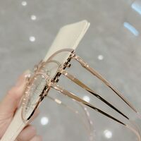 Combined frame (metal + TR90) with Blue Ray Cut protection lenses and flex MAMO S11503